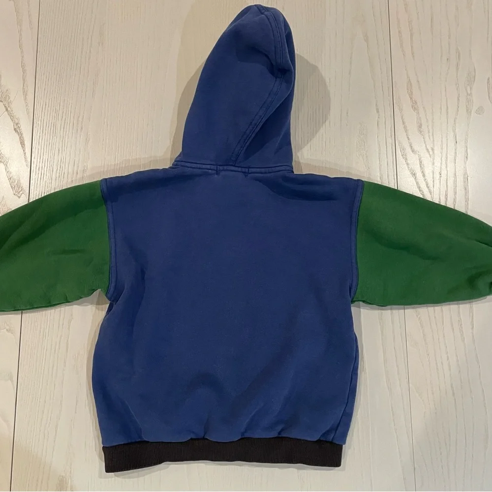 Vintage Gymboree 90s Colorblock Sporty 1/4 Zip Hoodie - Medium 2T 3T